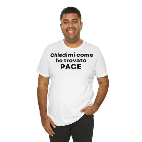 Pace/Peace, Unisex Jersey Short Sleeve Tee (IT EU)