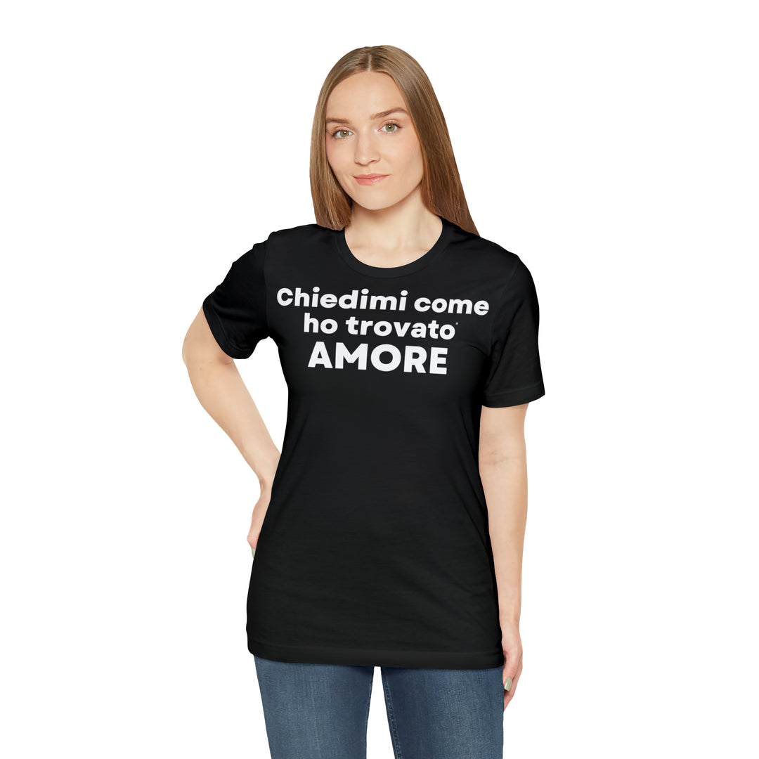 Amore/Love, Unisex Jersey Short Sleeve Tee (IT EU)