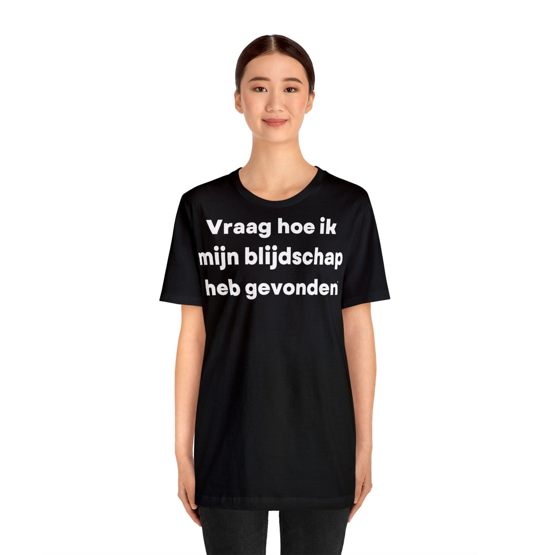 Blijdschap/Happiness, Unisex Jersey Short Sleeve Tee (NL EU)