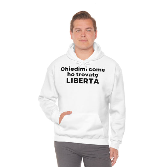 Liberta/Freedom, Unisex Heavy Blend™ Hooded Sweatshirt (IT EU)