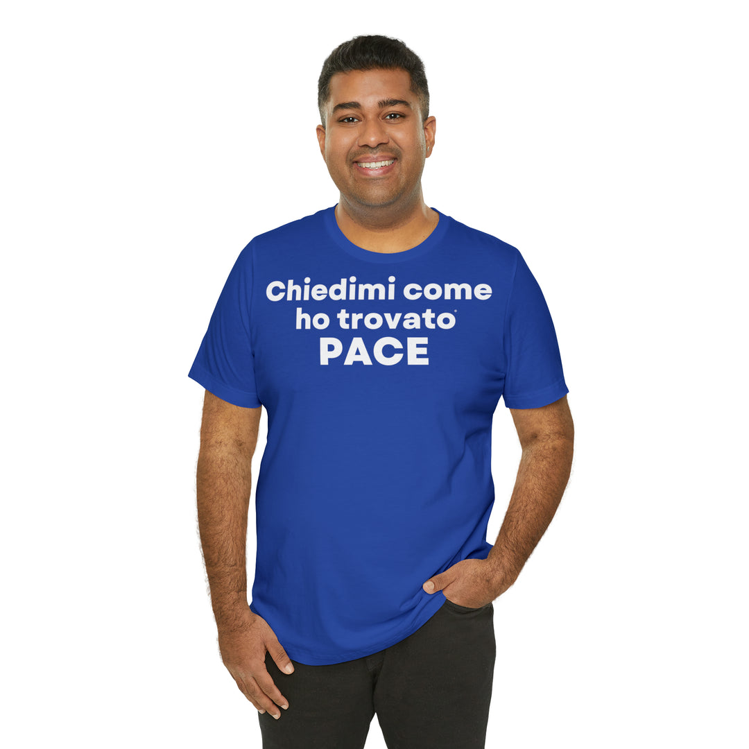 Pace/Peace, Unisex Jersey Short Sleeve Tee (IT EU)