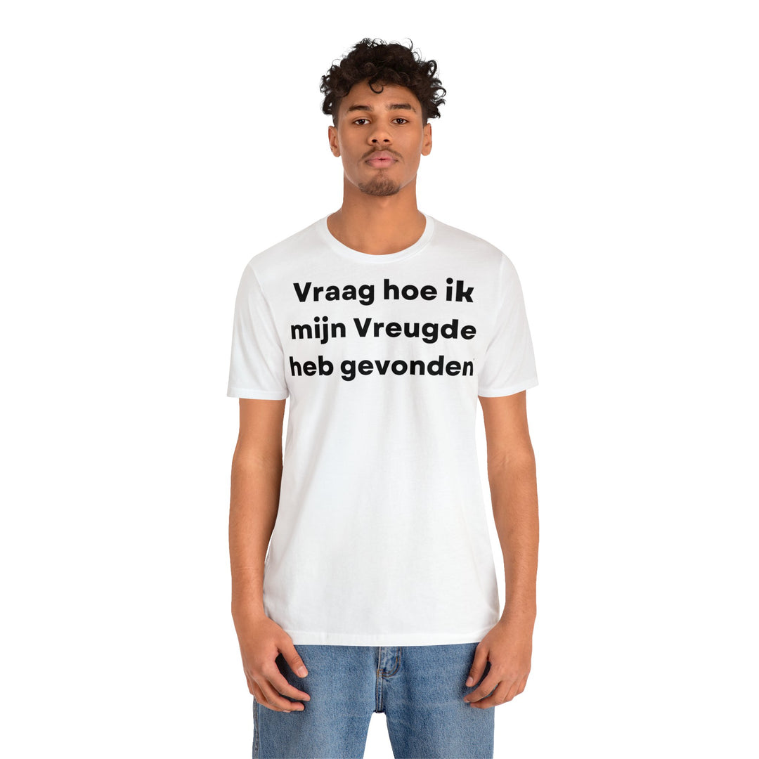 Vreugde/Joy, Unisex Jersey Short Sleeve Tee (NL EU)