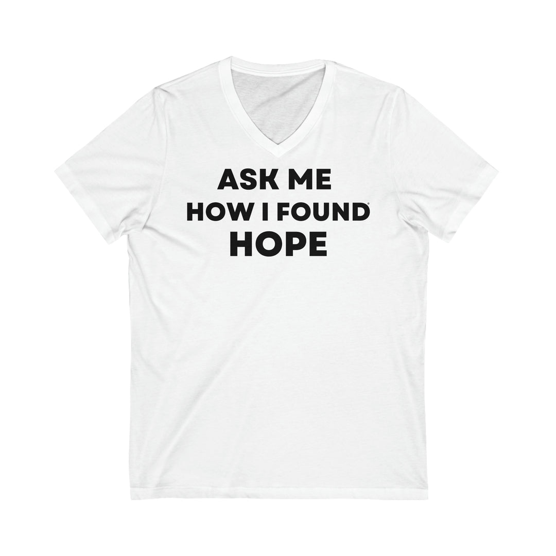 Copy of Hope, Unisex Jersey Short Sleeve V-Neck Tee (EU)