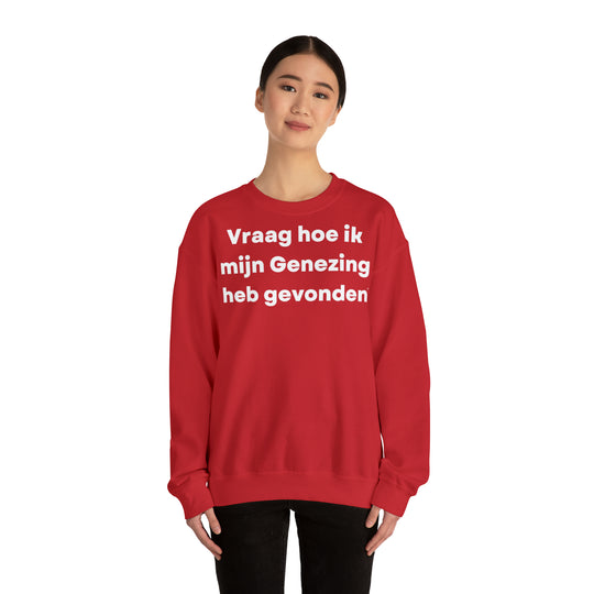 Genezing/Healing, Unisex Heavy Blend™ Crewneck Sweatshirt (NL EU)