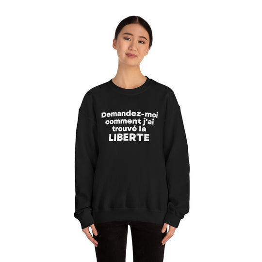 Liberte/Freedom, Unisex Heavy Blend™ Crewneck Sweatshirt (FR CDN)