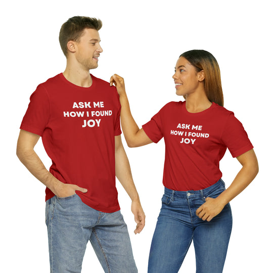 Joy, Unisex Jersey Short Sleeve Tee (ENG CDN)