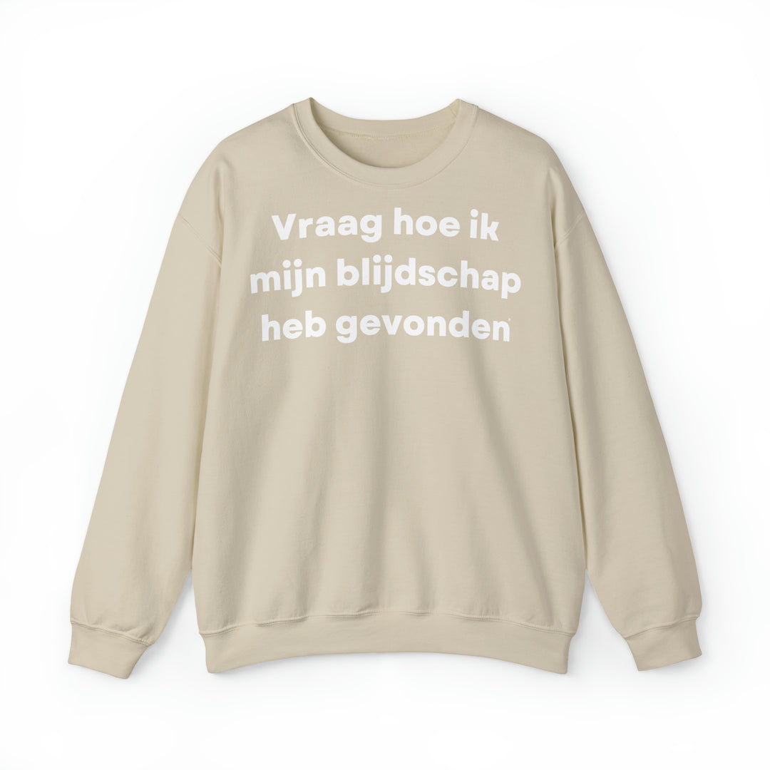 Blijdschap/Happiness, Unisex Heavy Blend™ Crewneck Sweatshirt (NL EU)