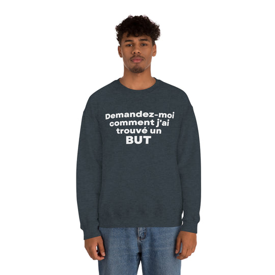 But/Purpose, Unisex Heavy Blend™ Crewneck Sweatshirt (FR CDN)