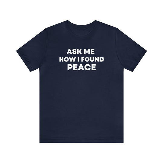 Peace, Unisex Jersey Short Sleeve Tee (ENG CDN)