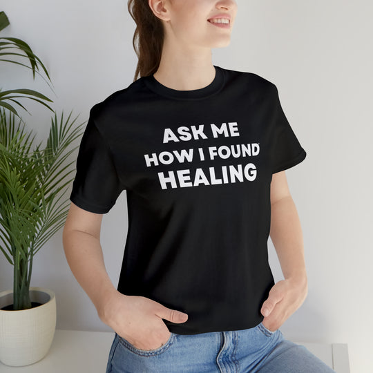 Healing, Unisex Jersey Short Sleeve Tee (ENG CDN)