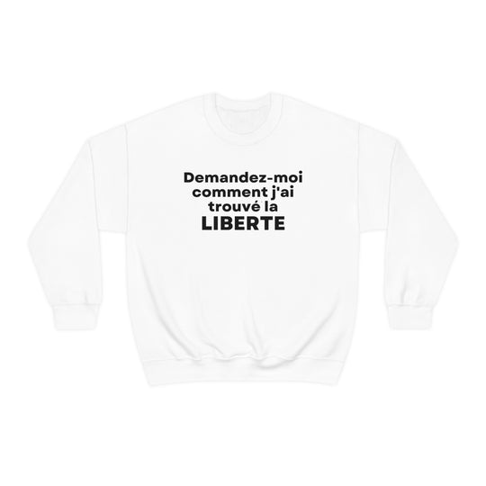 Liberte/Freedom, Unisex Heavy Blend™ Crewneck Sweatshirt (FR CDN)