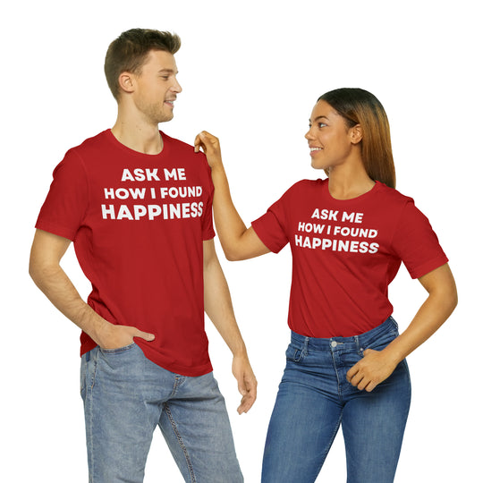 Happiness, Unisex Jersey Short Sleeve Tee (ENG UK)