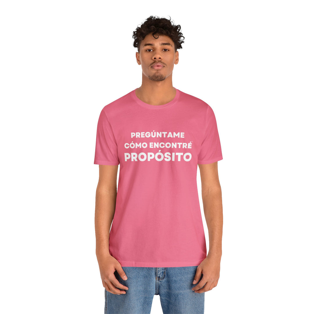 Proposito/Purpose, Unisex Jersey Short Sleeve Tee (ES CDN)