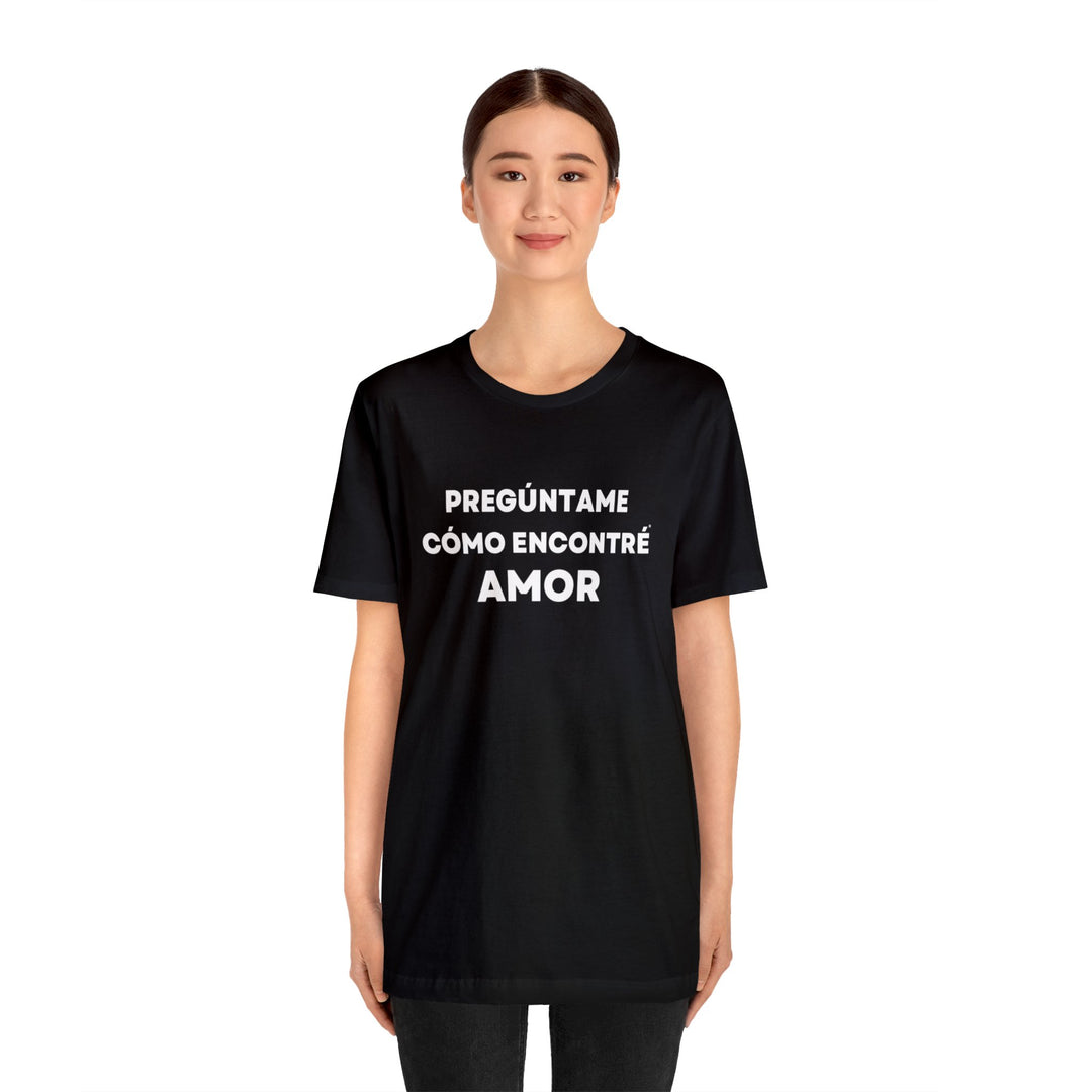 Amor/Love, Unisex Jersey Short Sleeve Tee (ES CDN)