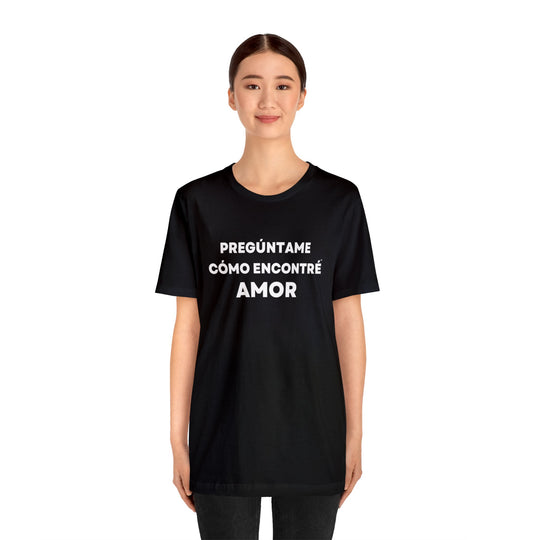 Amor/Love, Unisex Jersey Short Sleeve Tee (ES CDN)