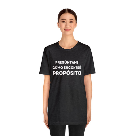 Proposito/Purpose, Unisex Jersey Short Sleeve Tee (ES CDN)