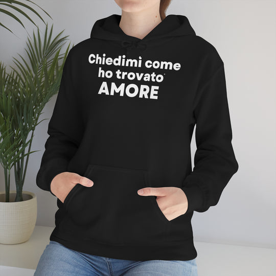 Amore/Love, Unisex Heavy Blend™ Hooded Sweatshirt ( IT EU)