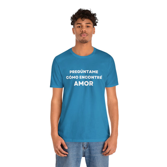 Amor/Love, Unisex Jersey Short Sleeve Tee (ES CDN)