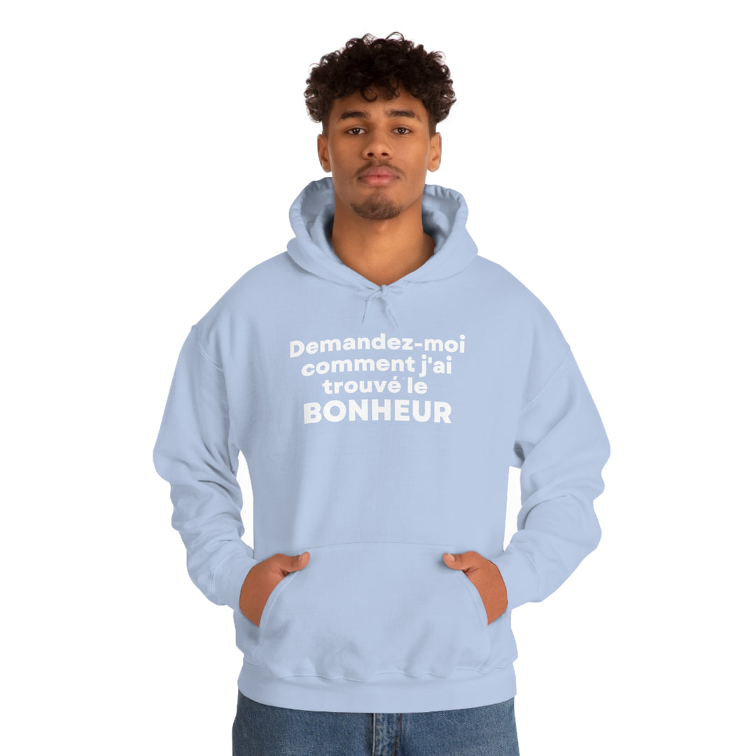 Bonheur/Happiness, Unisex Heavy Blend™ Hooded Sweatshirt (FR CDN)