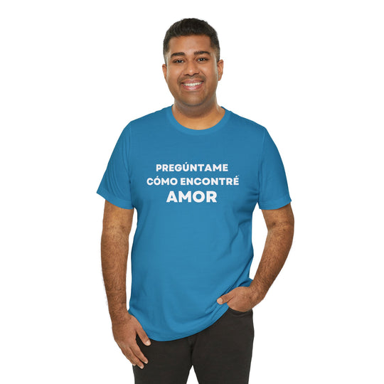 Amor/Love, Unisex Jersey Short Sleeve Tee (ES CDN)