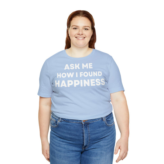 Happiness, Unisex Jersey Short Sleeve Tee (ENG UK)