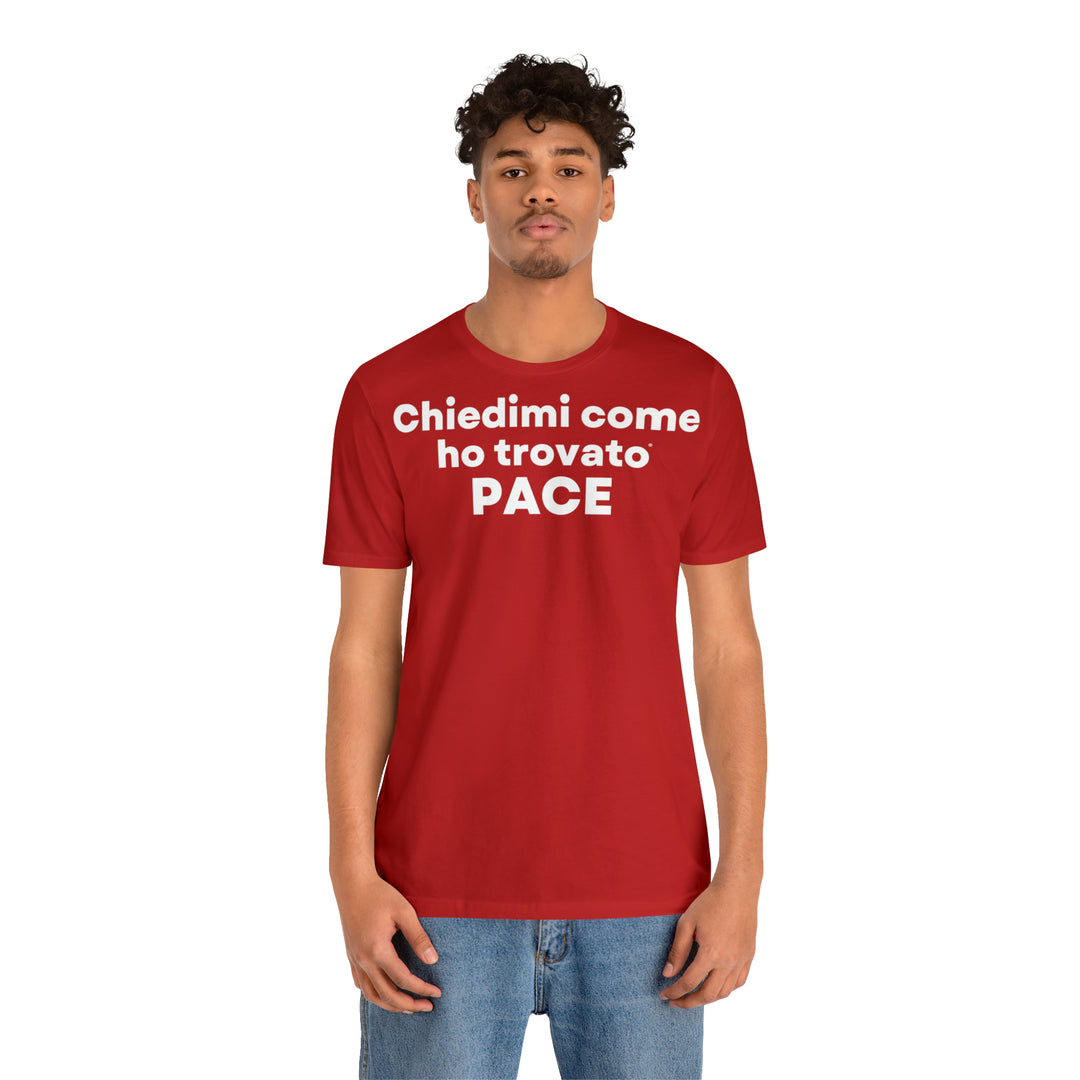 Pace/Peace, Unisex Jersey Short Sleeve Tee (IT EU)