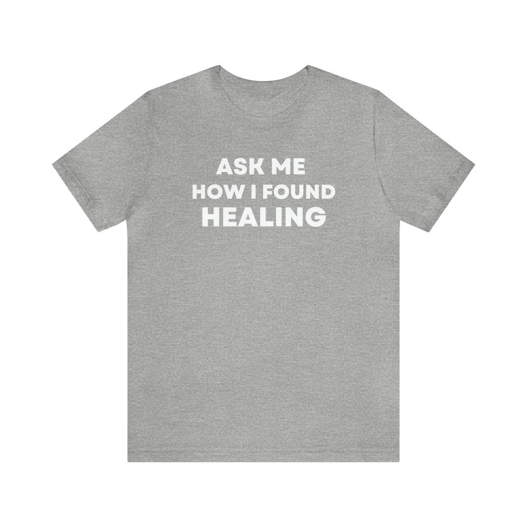 Healing, Unisex Jersey Short Sleeve Tee (ENG CDN)