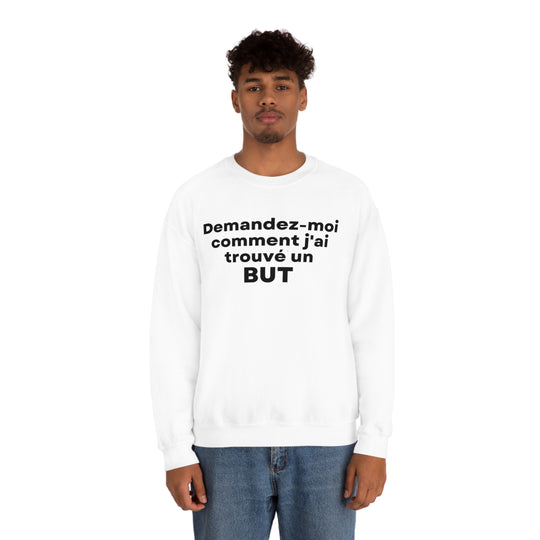 But/Purpose, Unisex Heavy Blend™ Crewneck Sweatshirt (FR CDN)