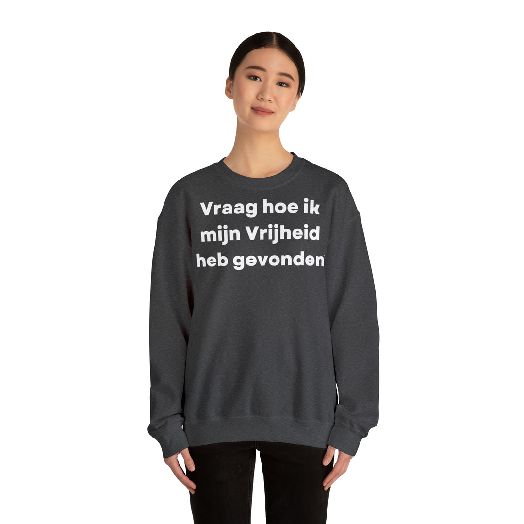 Vrijheid/Freedom, Unisex Heavy Blend™ Crewneck Sweatshirt (NL EU)