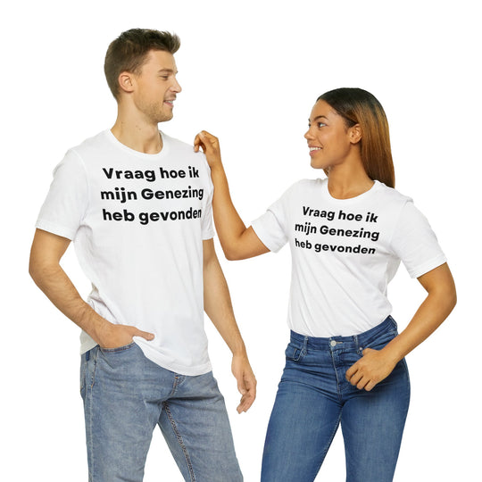 Genezing/Healing, Unisex Jersey Short Sleeve Tee (NL EU)