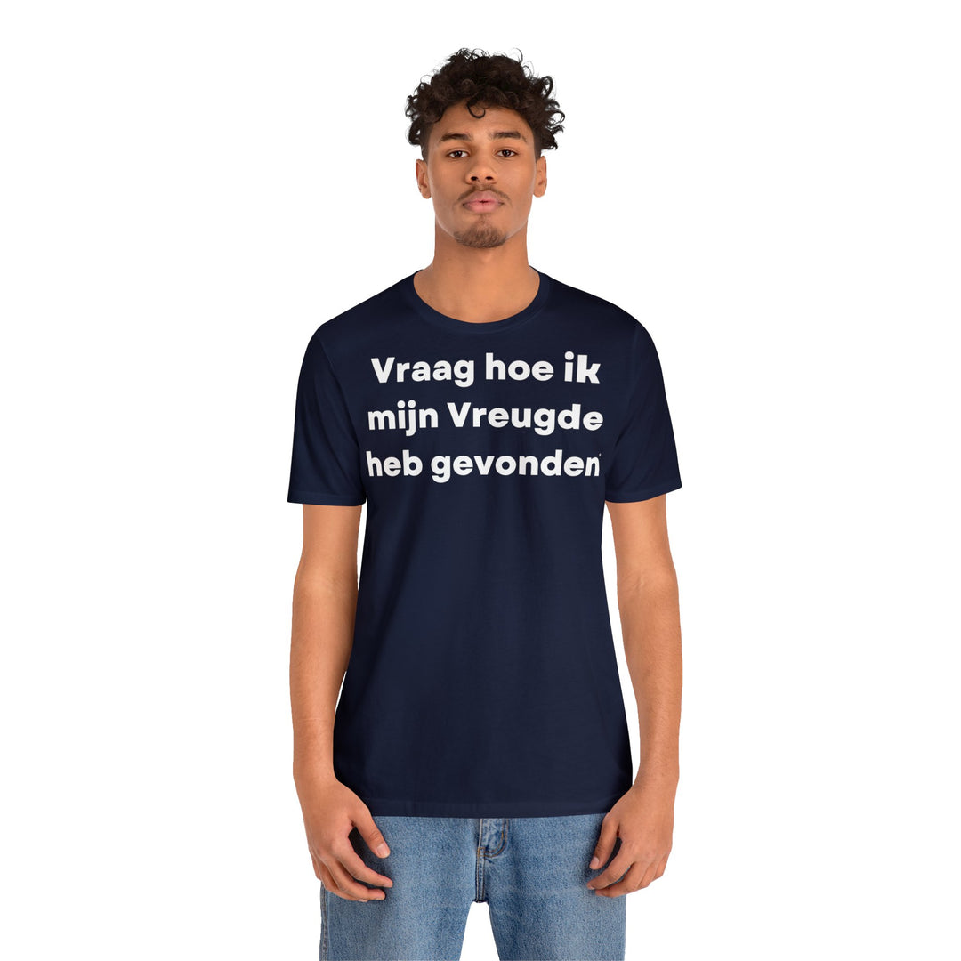 Vreugde/Joy, Unisex Jersey Short Sleeve Tee (NL EU)