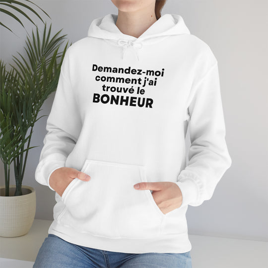 Bonheur/Happiness, Unisex Heavy Blend™ Hooded Sweatshirt (FR CDN)