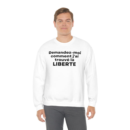 Liberte/Freedom, Unisex Heavy Blend™ Crewneck Sweatshirt (FR CDN)