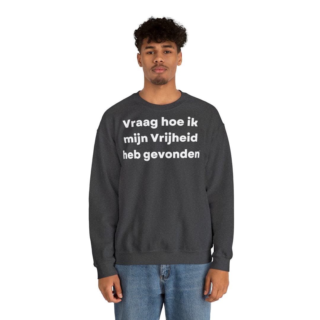 Vrijheid/Freedom, Unisex Heavy Blend™ Crewneck Sweatshirt (NL EU)