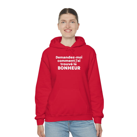 Bonheur/Happiness, Unisex Heavy Blend™ Hooded Sweatshirt (FR CDN)