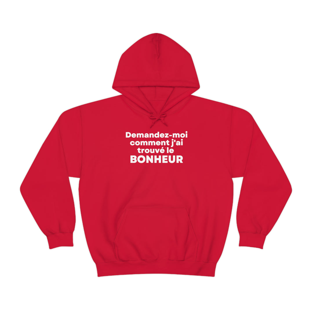 Bonheur/Happiness, Unisex Heavy Blend™ Hooded Sweatshirt (FR CDN)