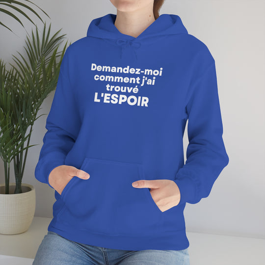 L'espoir/Hope, Unisex Heavy Blend™ Hooded Sweatshirt (FR CDN)