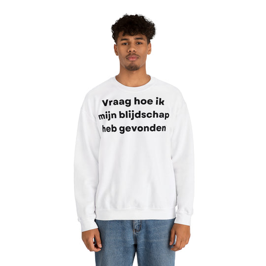 Blijdschap/Happiness, Unisex Heavy Blend™ Crewneck Sweatshirt (NL EU)