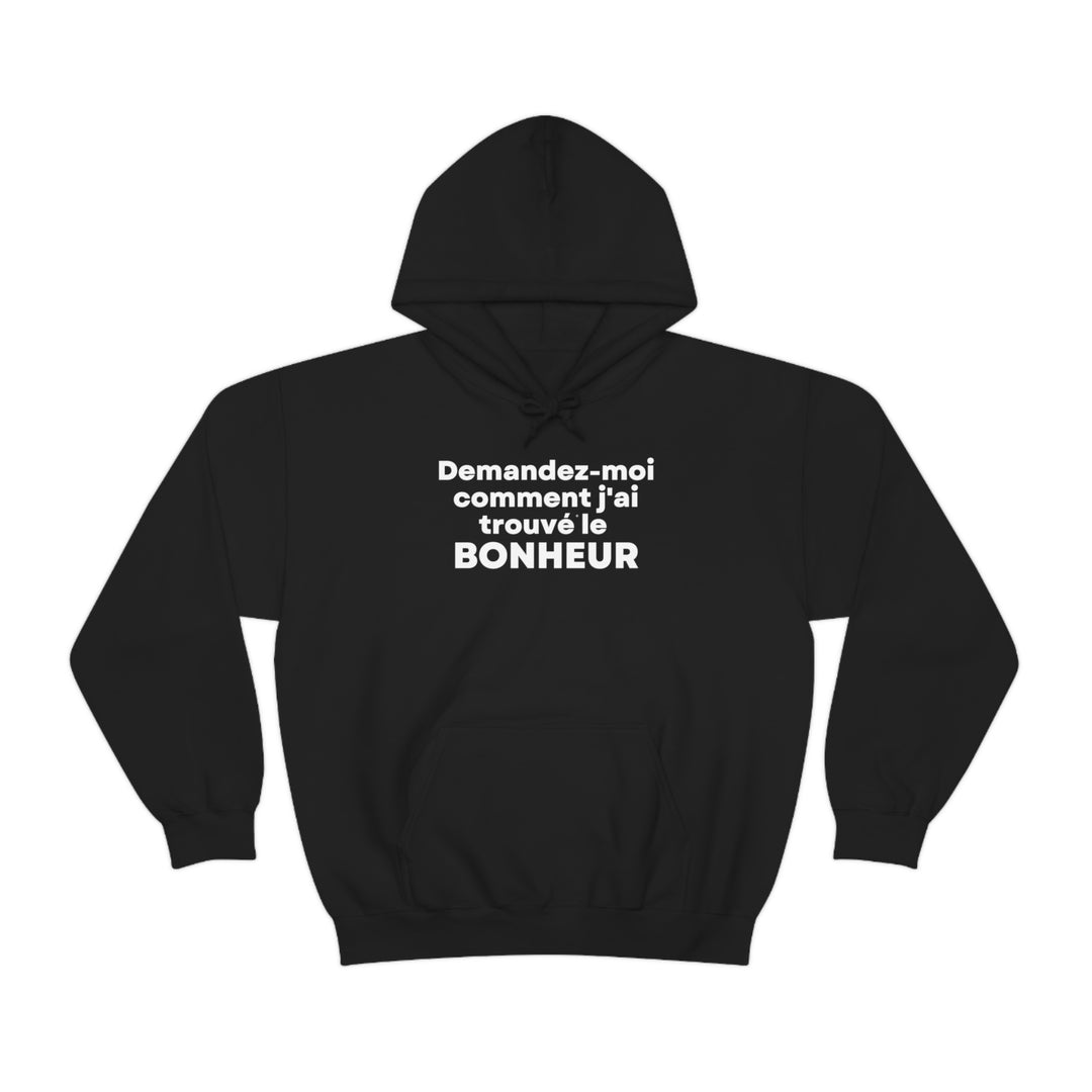 Bonheur/Happiness, Unisex Heavy Blend™ Hooded Sweatshirt (FR CDN)