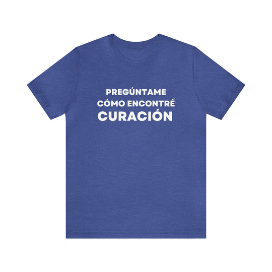 Curación/Healing, Unisex Jersey Short Sleeve Tee (ES CDN)