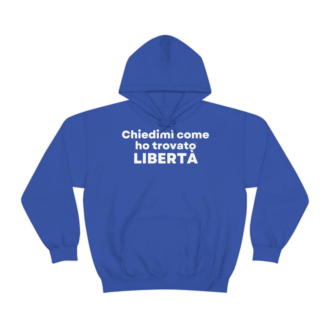 Liberta/Freedom, Unisex Heavy Blend™ Hooded Sweatshirt (IT EU)