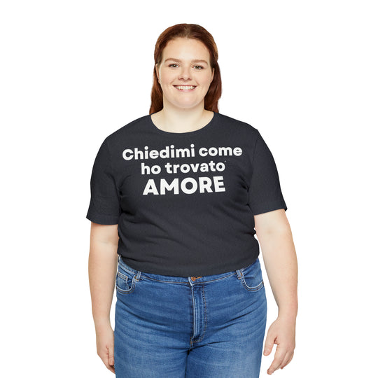 Amore/Love, Unisex Jersey Short Sleeve Tee (IT EU)