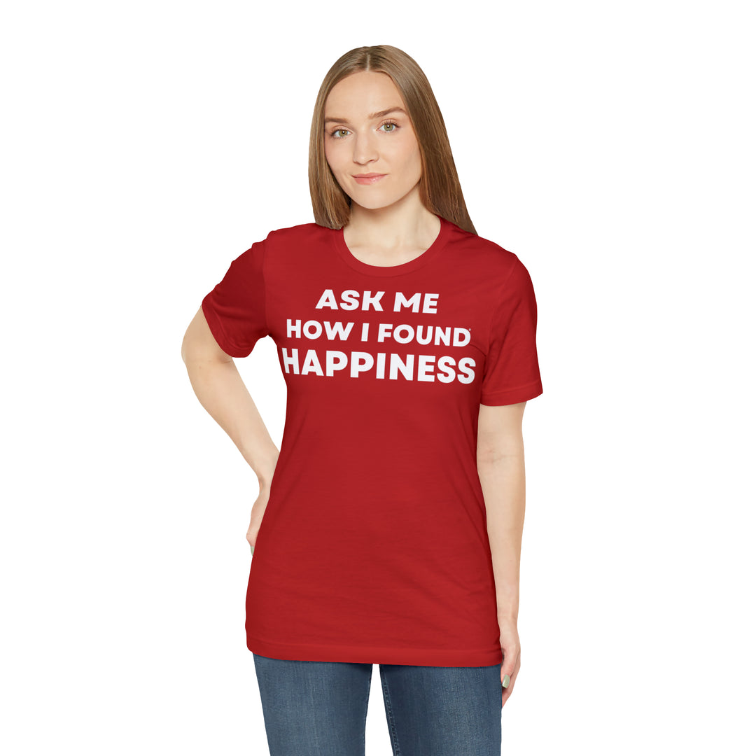 Happiness, Unisex Jersey Short Sleeve Tee (ENG UK)