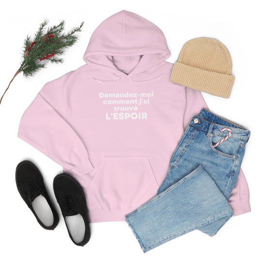 L'espoir/Hope, Unisex Heavy Blend™ Hooded Sweatshirt (FR CDN)