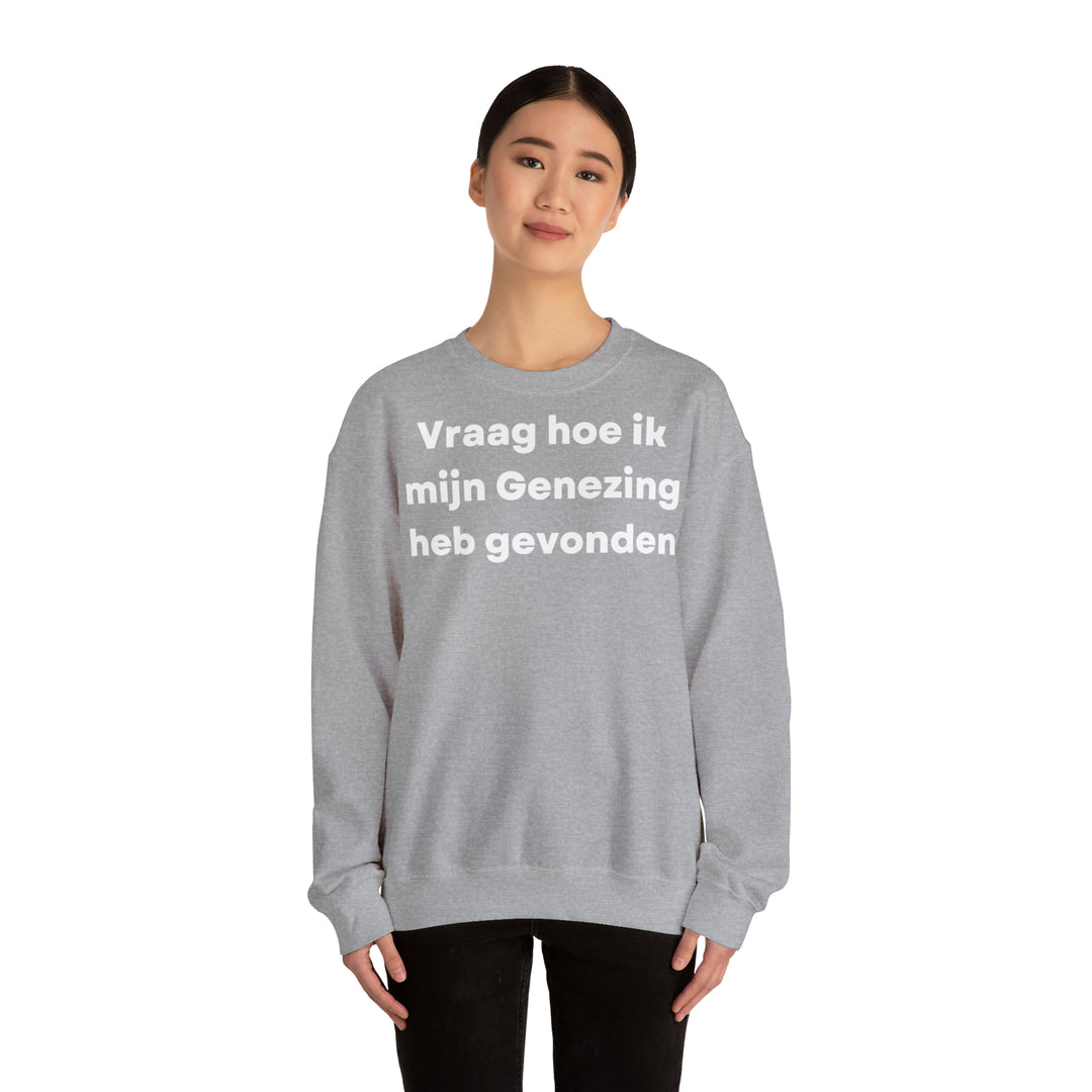 Genezing/Healing, Unisex Heavy Blend™ Crewneck Sweatshirt (NL EU)
