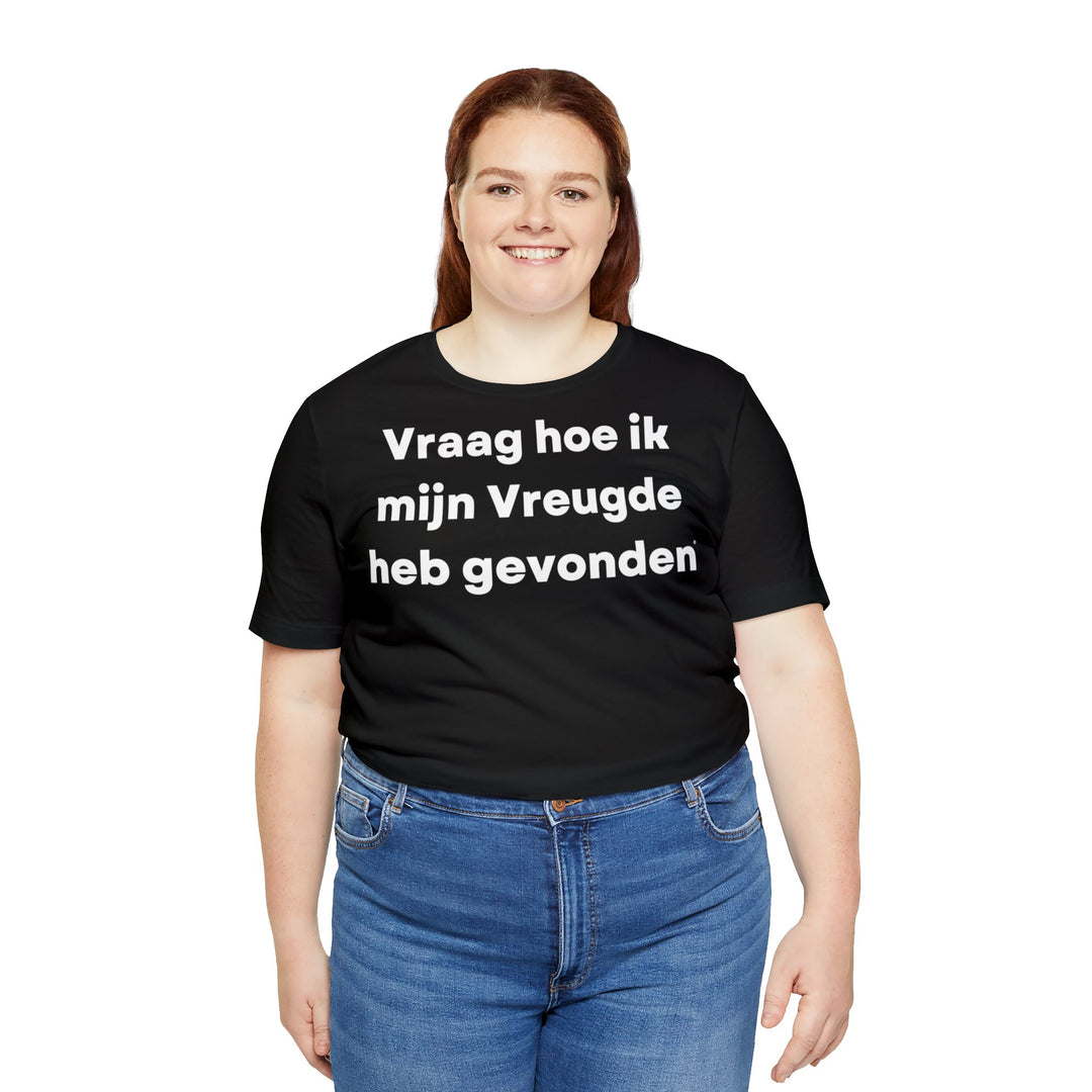 Vreugde/Joy, Unisex Jersey Short Sleeve Tee (NL EU)