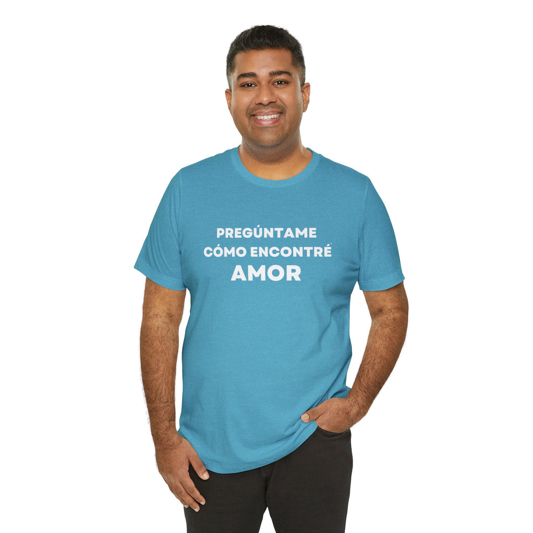 Amor/Love, Unisex Jersey Short Sleeve Tee (ES CDN)