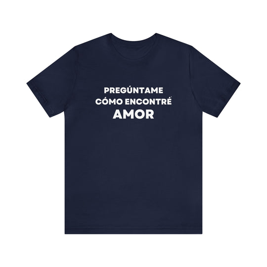 Amor/Love, Unisex Jersey Short Sleeve Tee (ES CDN)