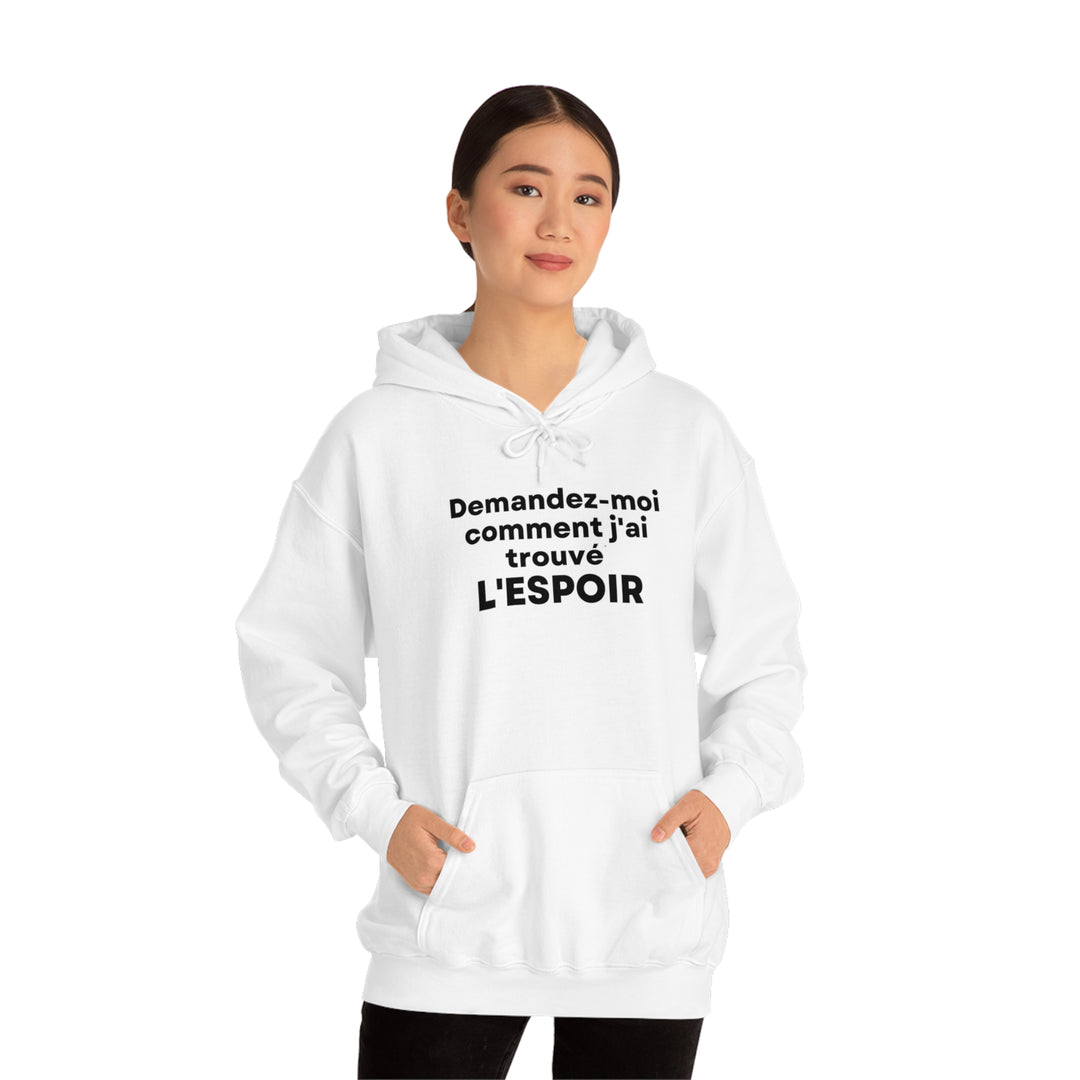 L'espoir/Hope, Unisex Heavy Blend™ Hooded Sweatshirt (FR CDN)