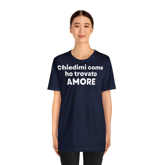 Amore/Love, Unisex Jersey Short Sleeve Tee (IT EU)